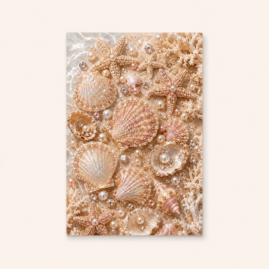 Pearlescent Ocean Treasures - Pearl Painting - Judy Paint
