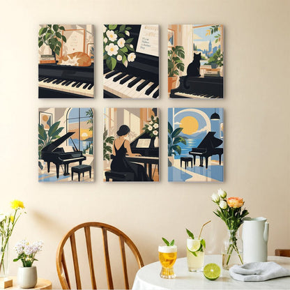 Piano Moods mini painting set