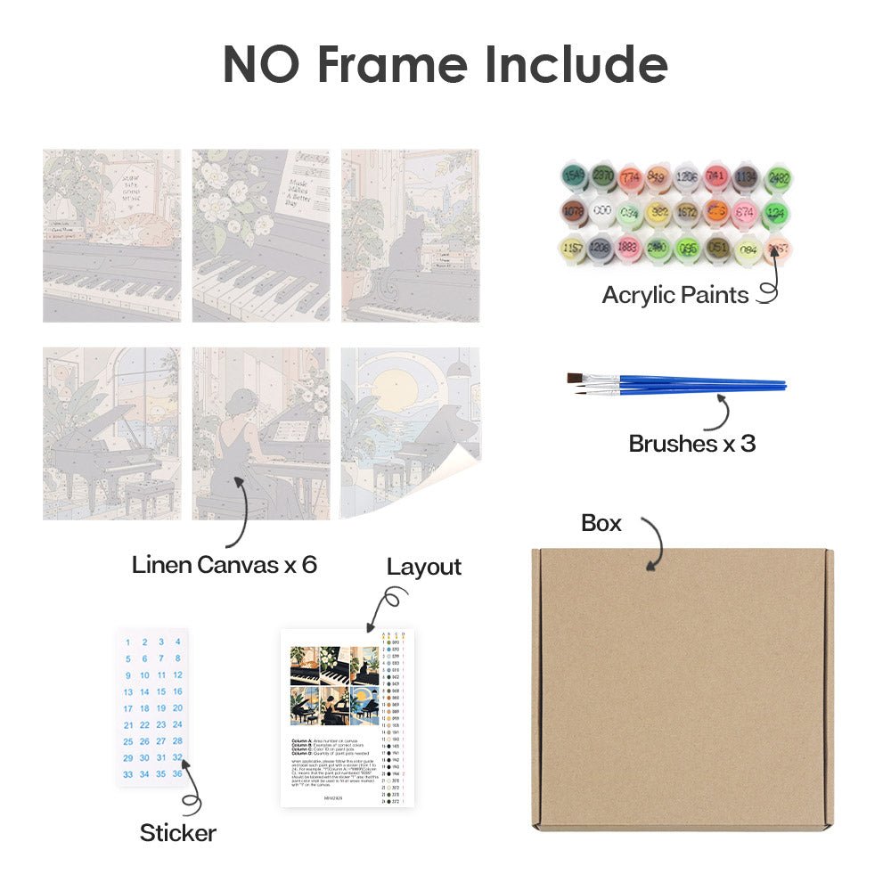 What's included with the no-frame version