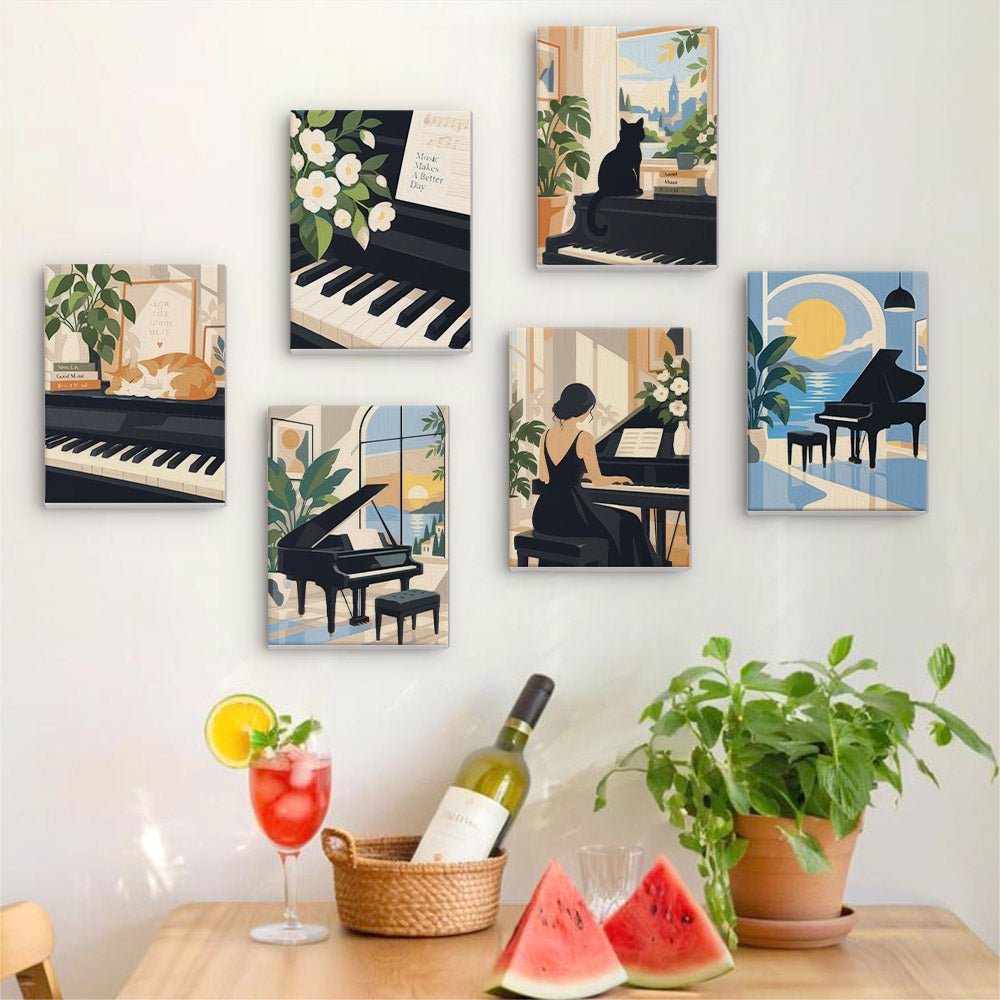 Piano Moods mini painting set