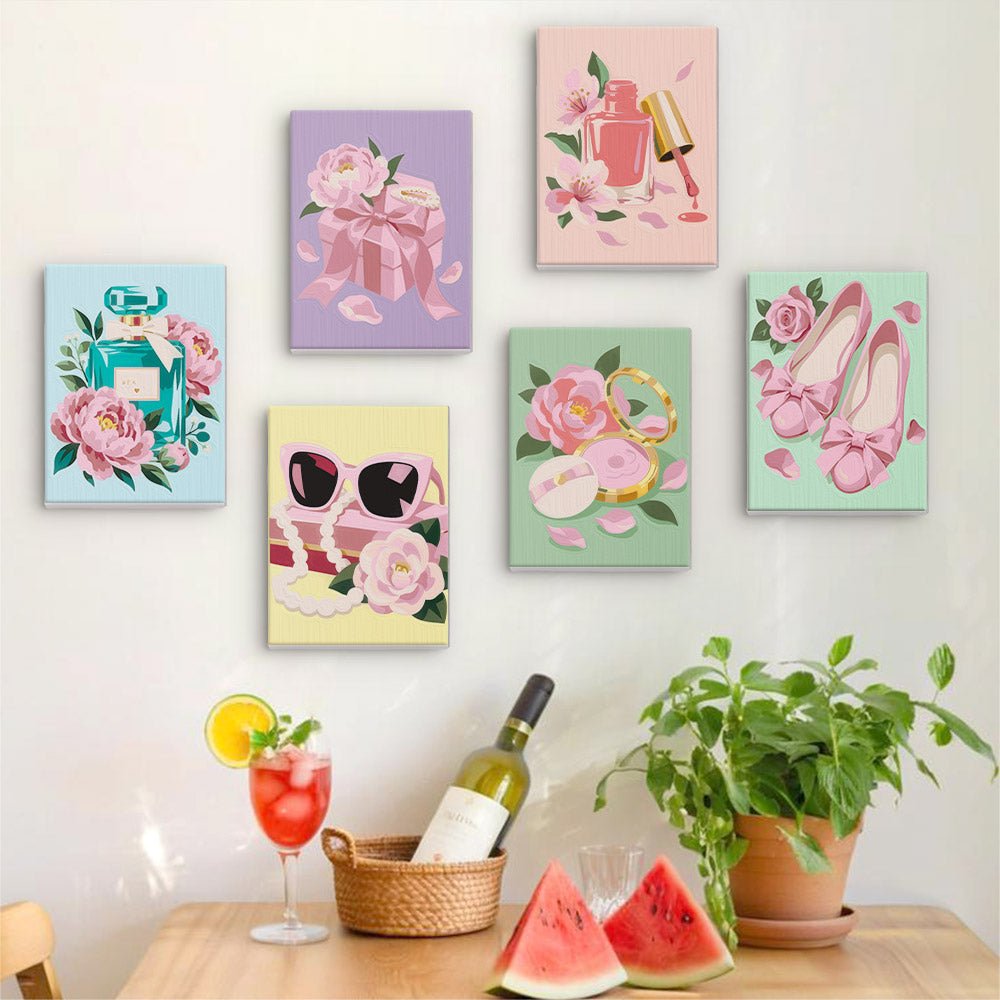 Pink Glam Essentials mini painting set