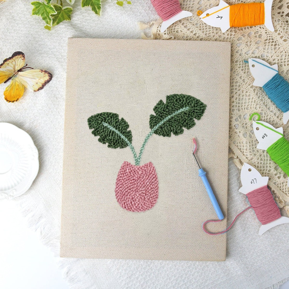 Pink Monstera - Judy Paint