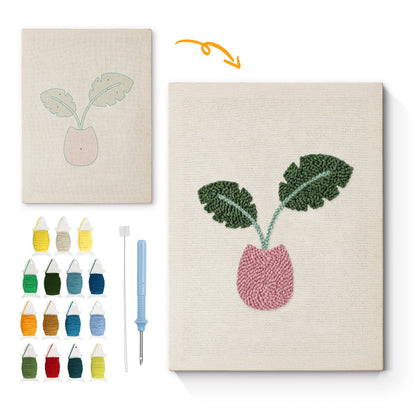 Pink Monstera - Judy Paint