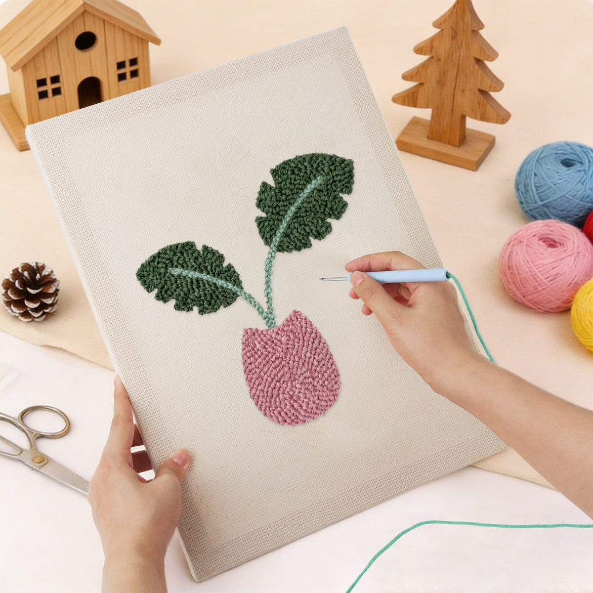 Pink Monstera - Judy Paint