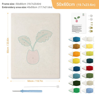 Pink Monstera - Judy Paint