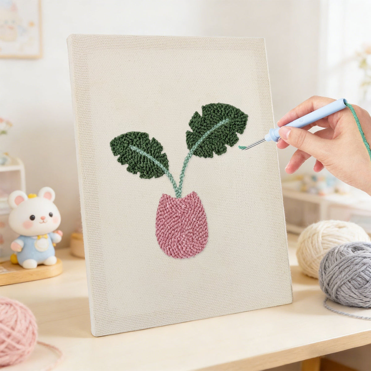 Pink Monstera - Judy Paint
