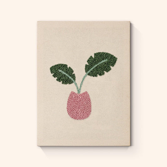 Pink Monstera - Judy Paint