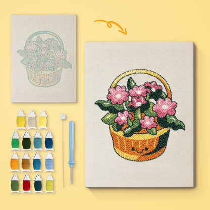 Pink Posy - Judy Paint
