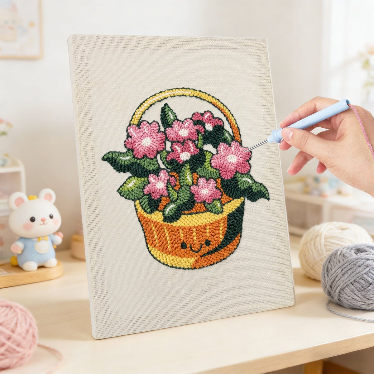 Pink Posy - Judy Paint