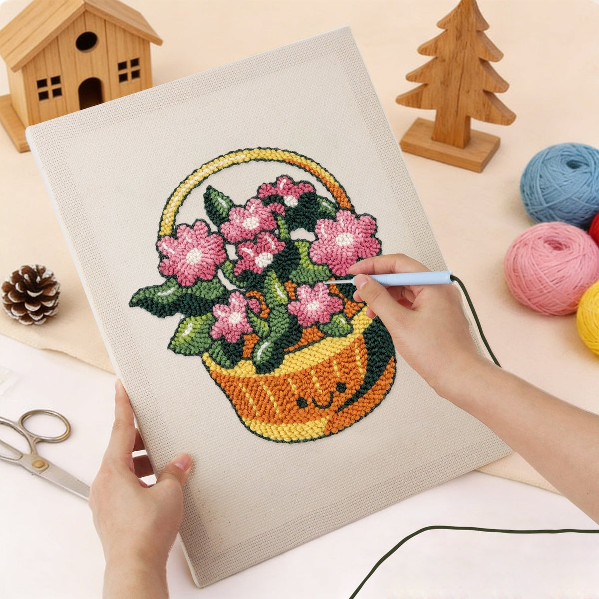 Pink Posy - Judy Paint