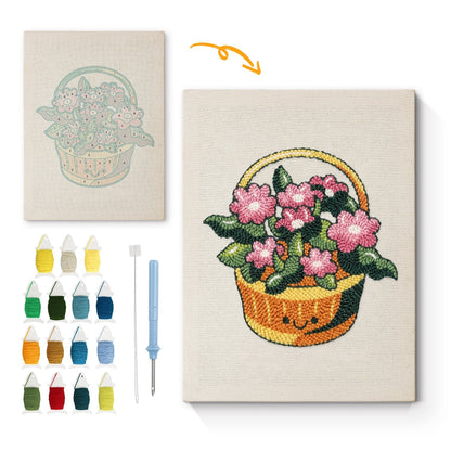 Pink Posy - Judy Paint