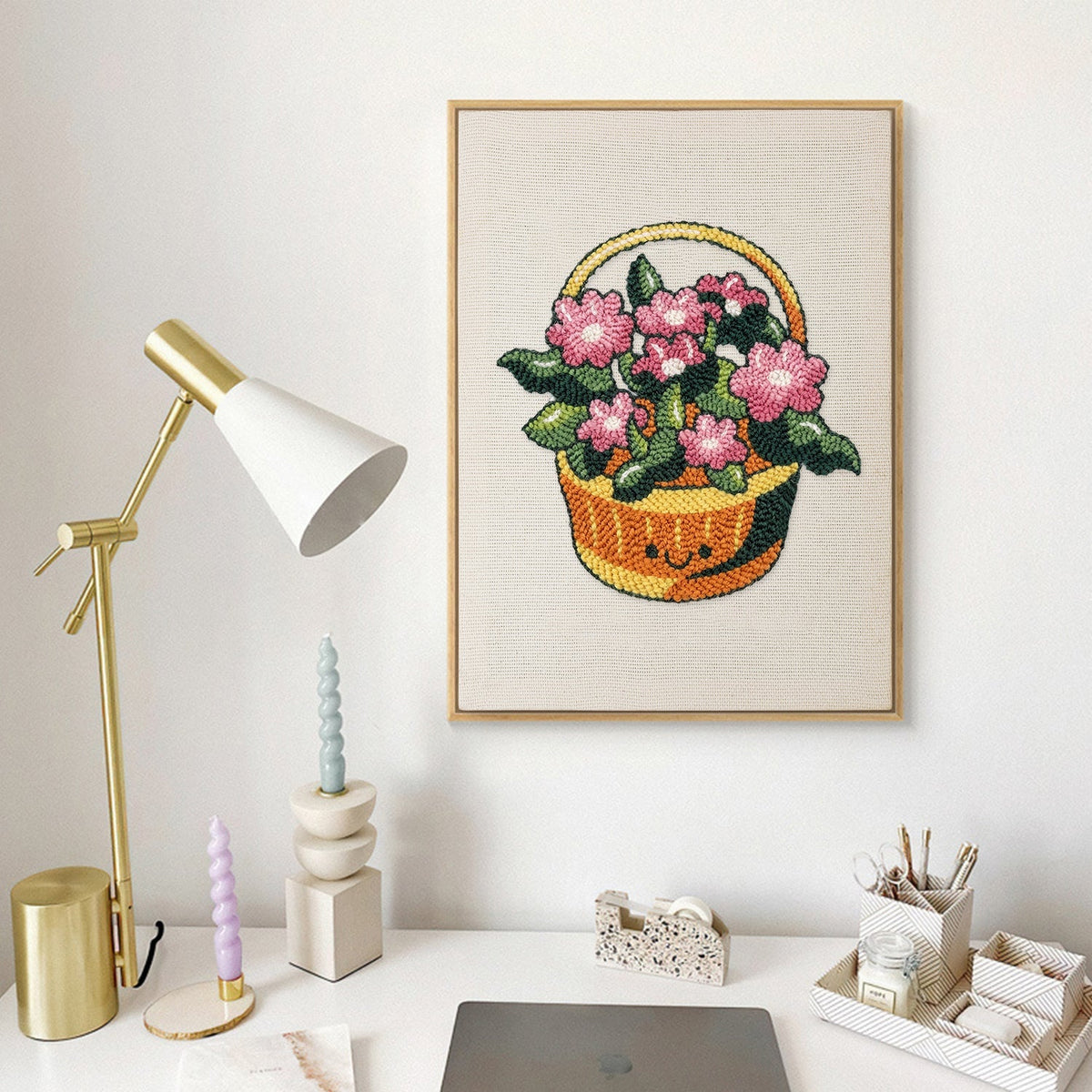 Pink Posy - Judy Paint