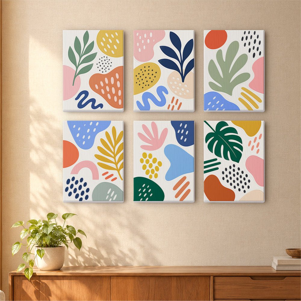 Playful Shapes mini painting set