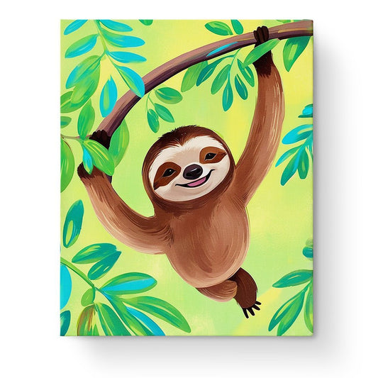 Playful Sloth Adventure - Kids - Judy Paint