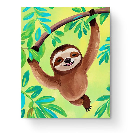 Playful Sloth Adventure - Kids - Judy Paint