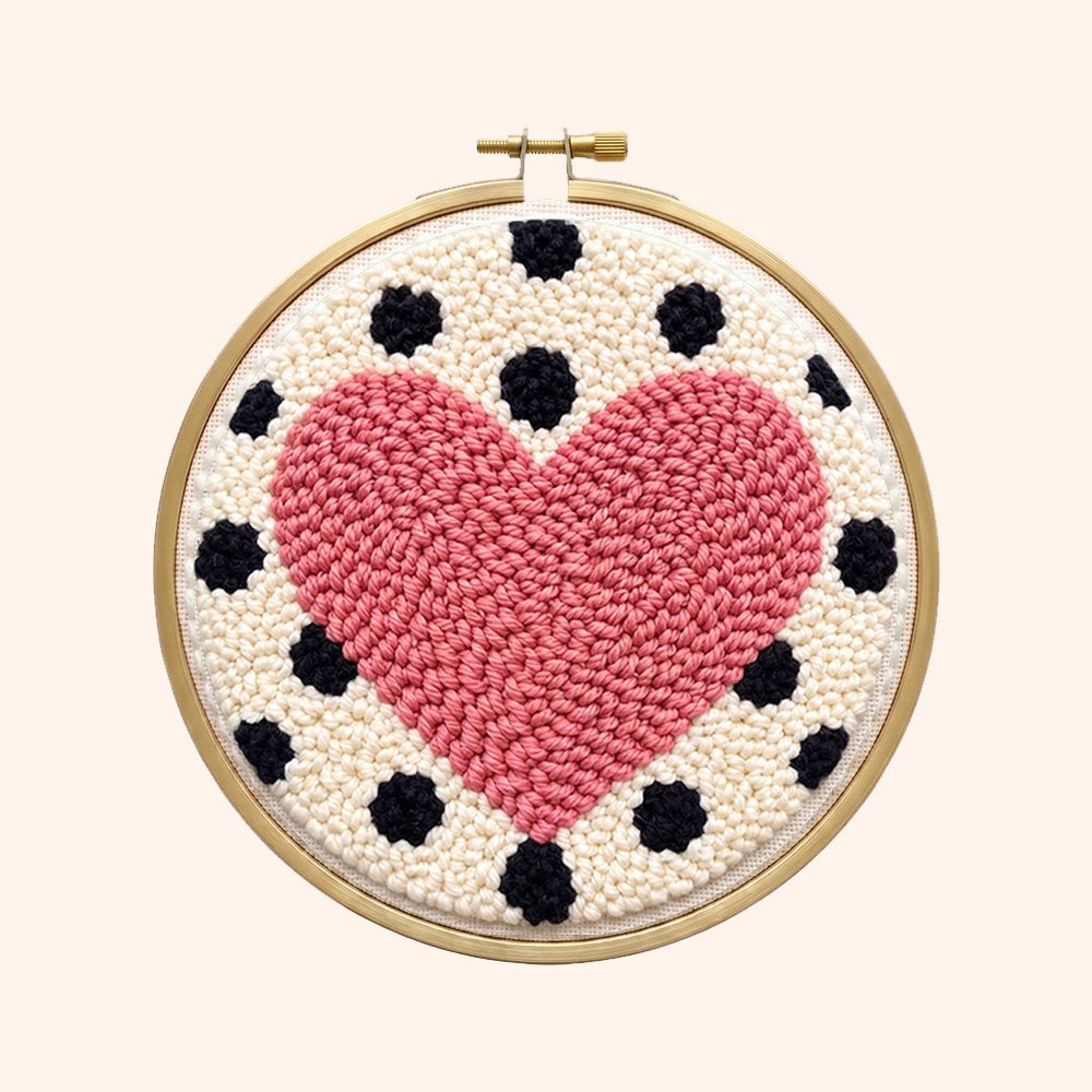 Polka Heart - Circle Edition - Judy Paint