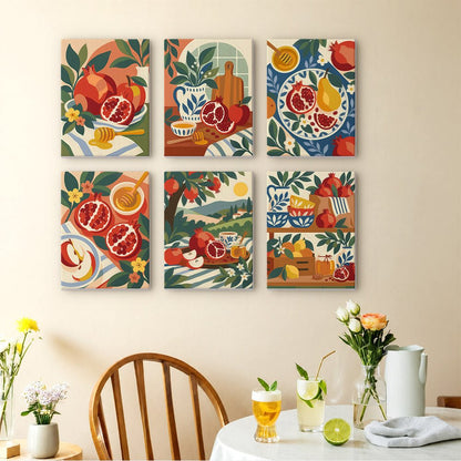 Pomegranate Feast mini painting set