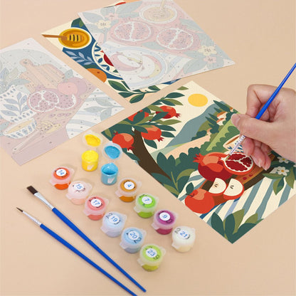 Pomegranate Feast mini painting set