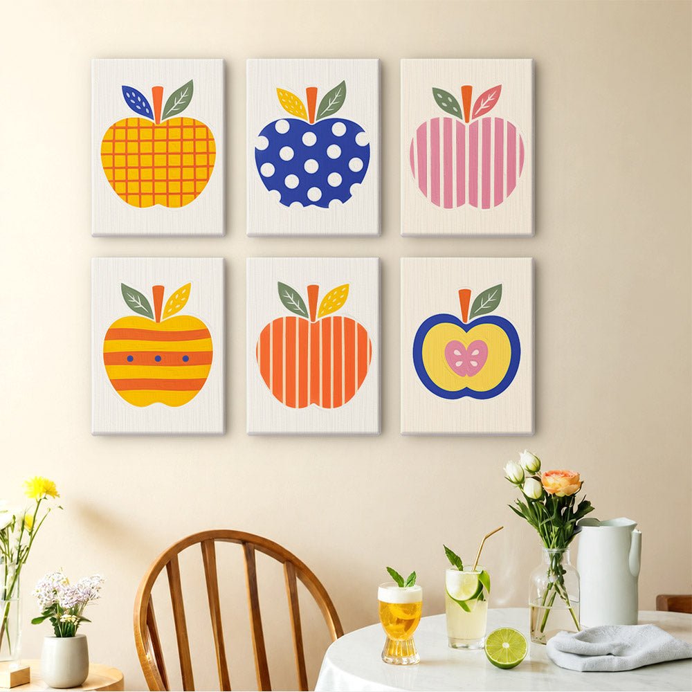 Pop Art Apples mini painting set