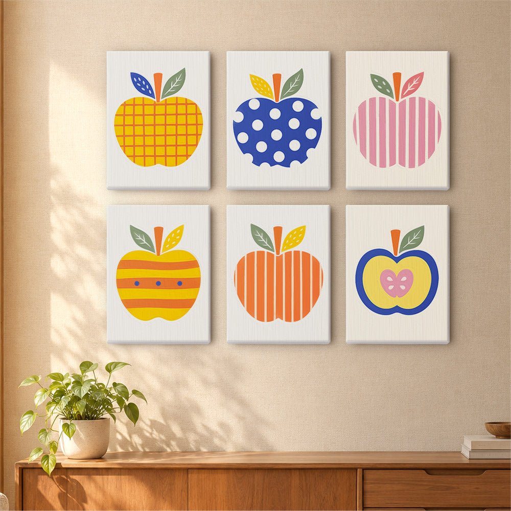 Pop Art Apples mini painting set