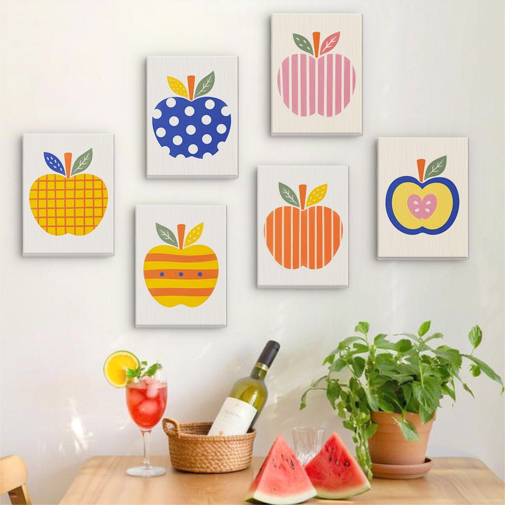 Pop Art Apples mini painting set