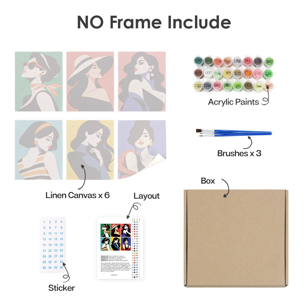 What's included with the no-frame version