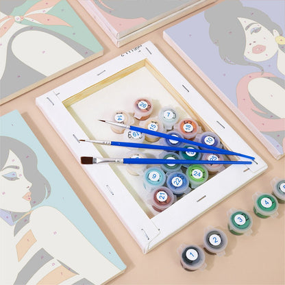 Pop Art Divas mini painting set
