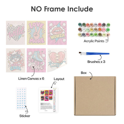 What's included with the no-frame version