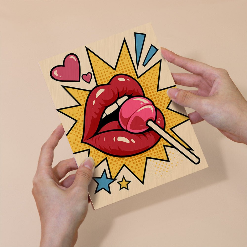 Pop Lips mini painting set