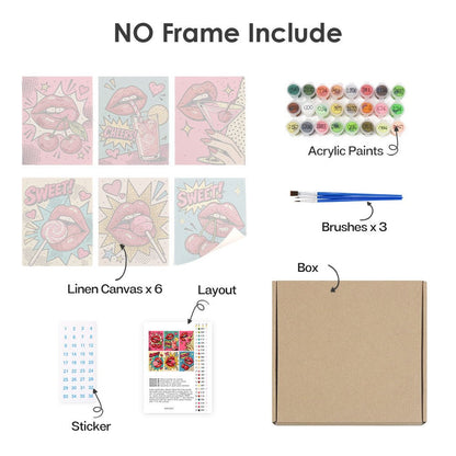 What's included with the no-frame version