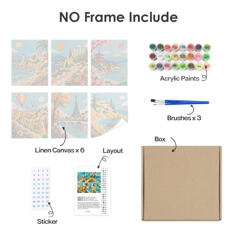 What's included with the no-frame version