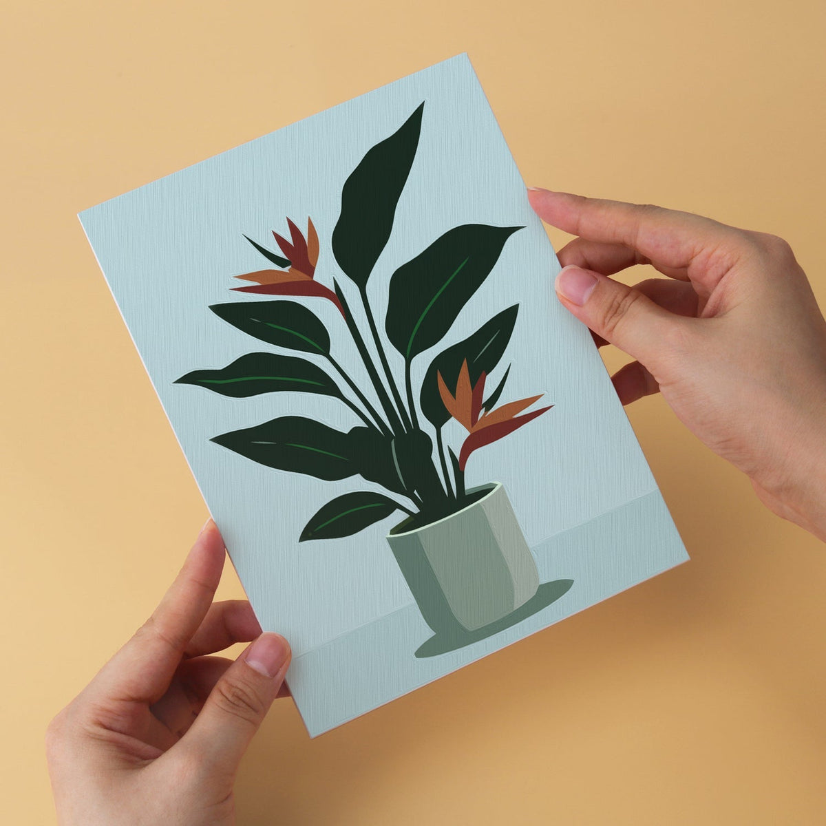 Potted Greens – Set of 6 Mini Paintings - Judy Paint