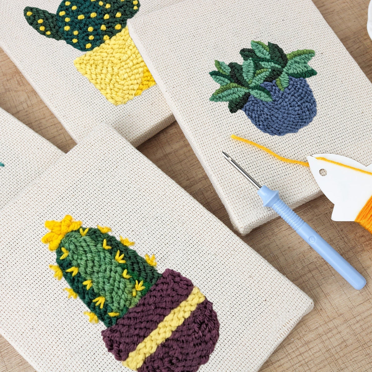 Prickly Potted - Set of 4 - Judy Paint