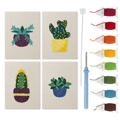Prickly Potted - Set of 4 - Judy Paint