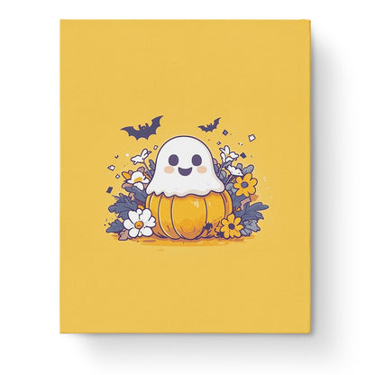 Pumpkin Ghost Delight - Halloween - Judy Paint