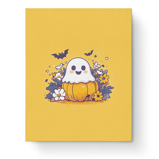 Pumpkin Ghost Delight - Halloween - Judy Paint