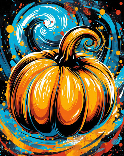Pumpkin Vortex - Halloween - Judy Paint
