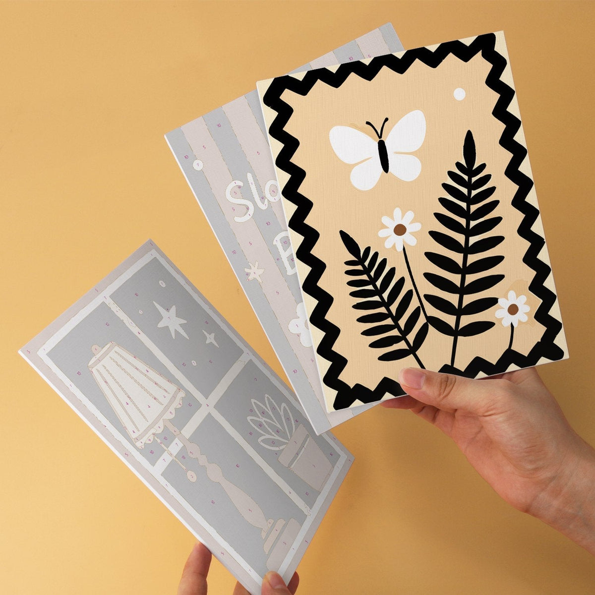 Quiet Nature – Set of 6 Mini Paintings - Judy Paint