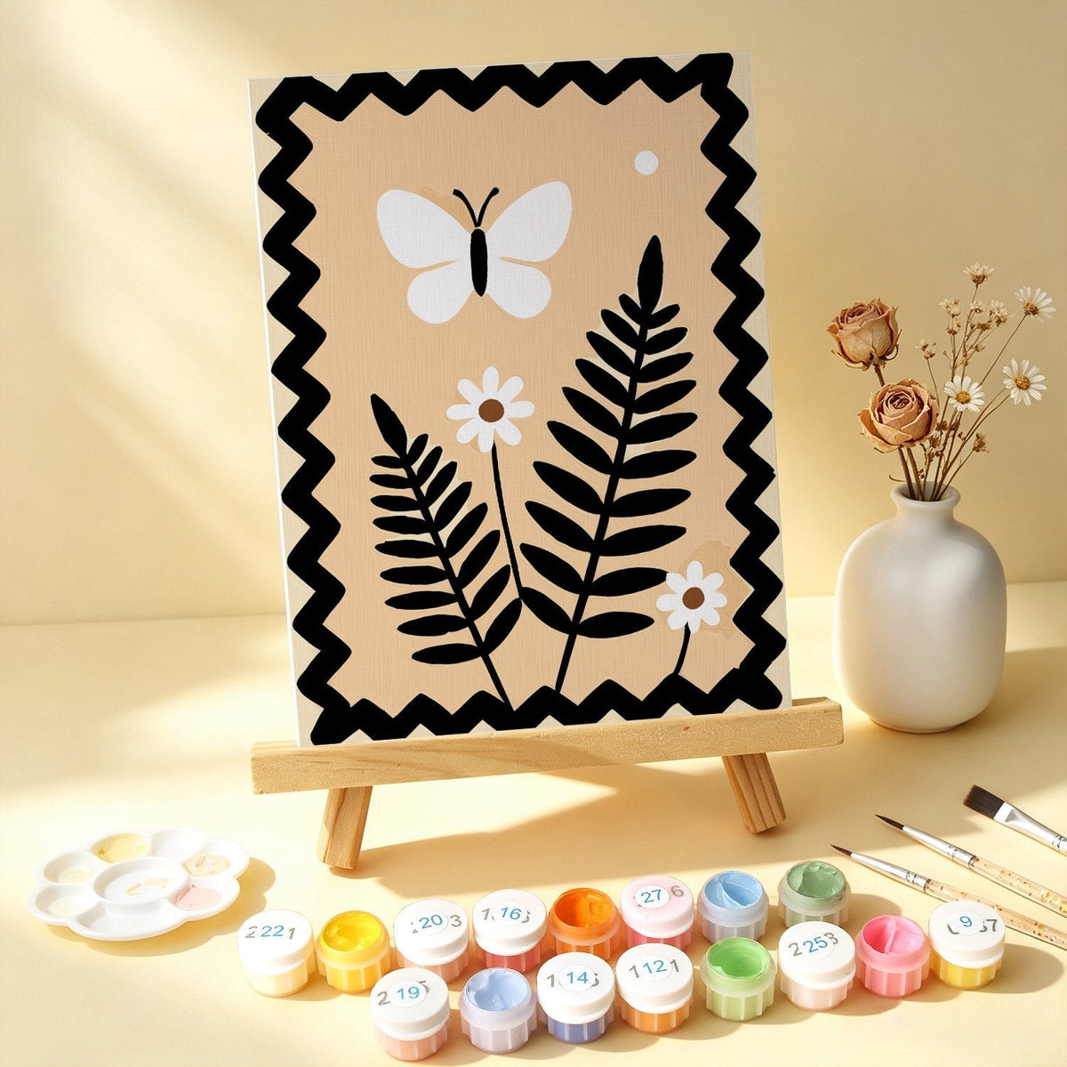 Quiet Nature – Set of 6 Mini Paintings - Judy Paint
