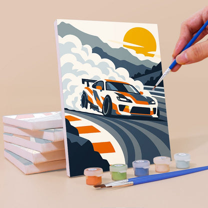 Race Day mini painting set