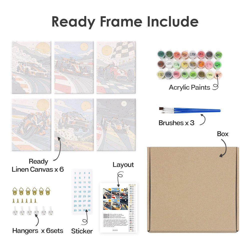 What's included with the framed canvas version