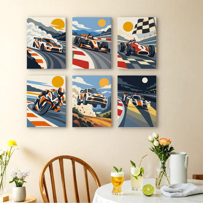 Race Day mini painting set