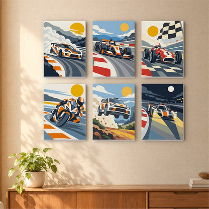 Race Day mini painting set
