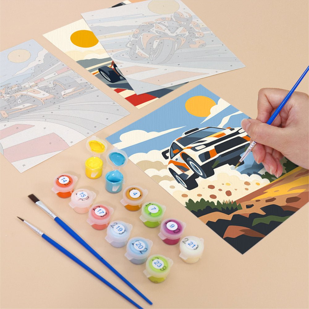 Race Day mini painting set