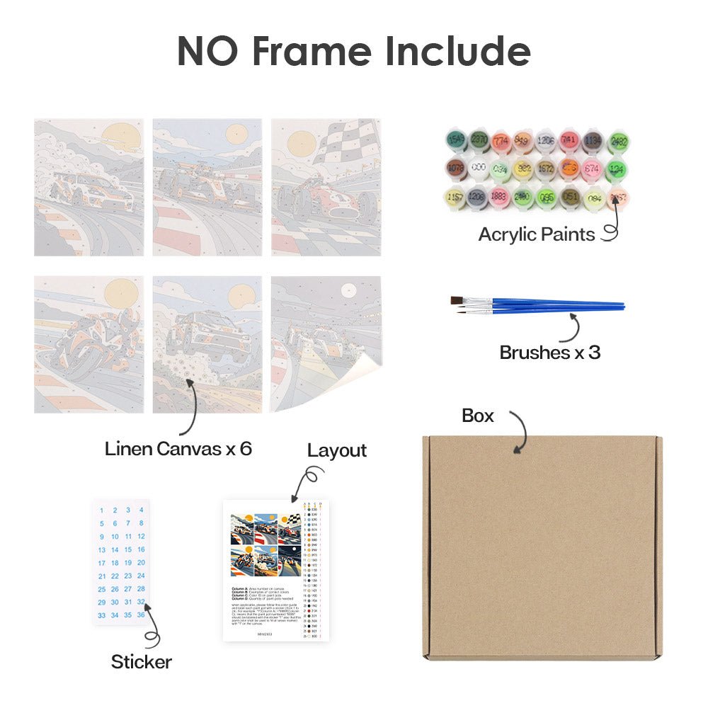 What's included with the no-frame version