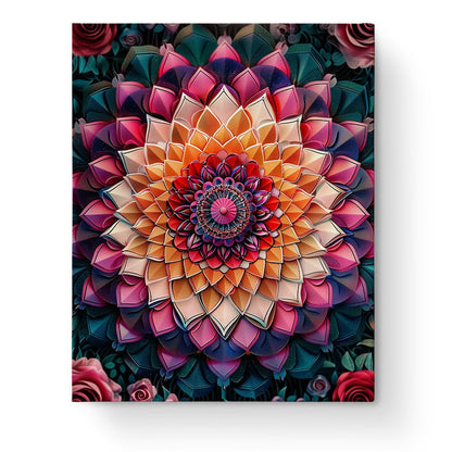 Radiant Blossom - Mandalas - Judy Paint