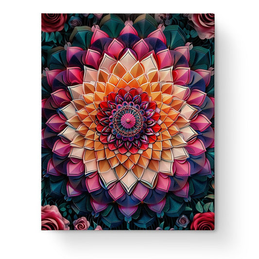 Radiant Blossom - Mandalas - Judy Paint
