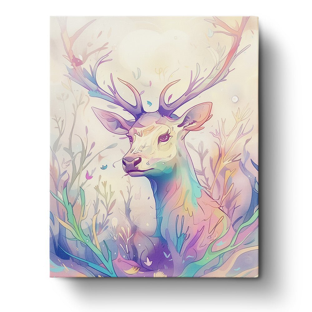 Radiant Deer - Abstract Animals - Judy Paint