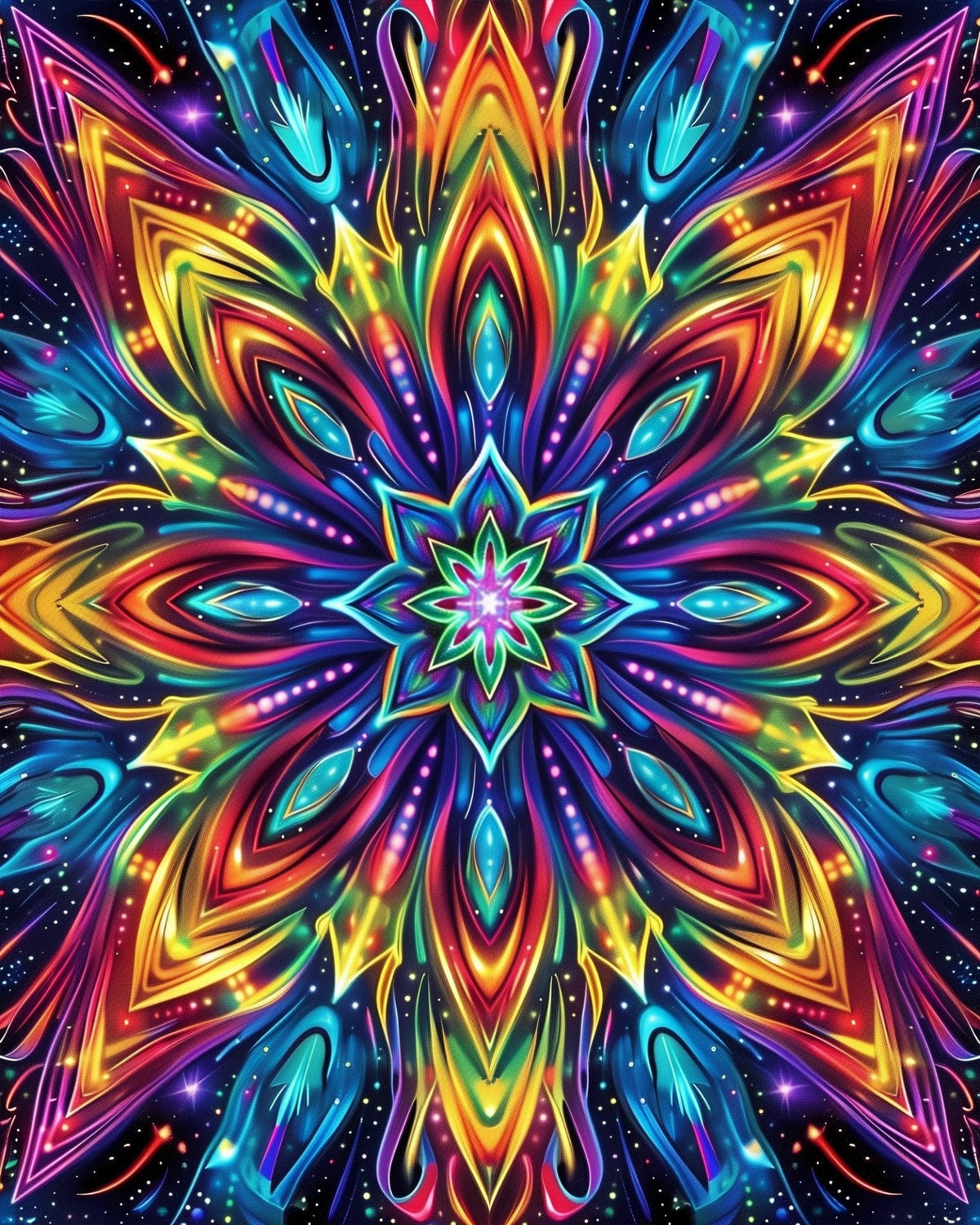 Radiant Galaxy - Mandalas - Judy Paint