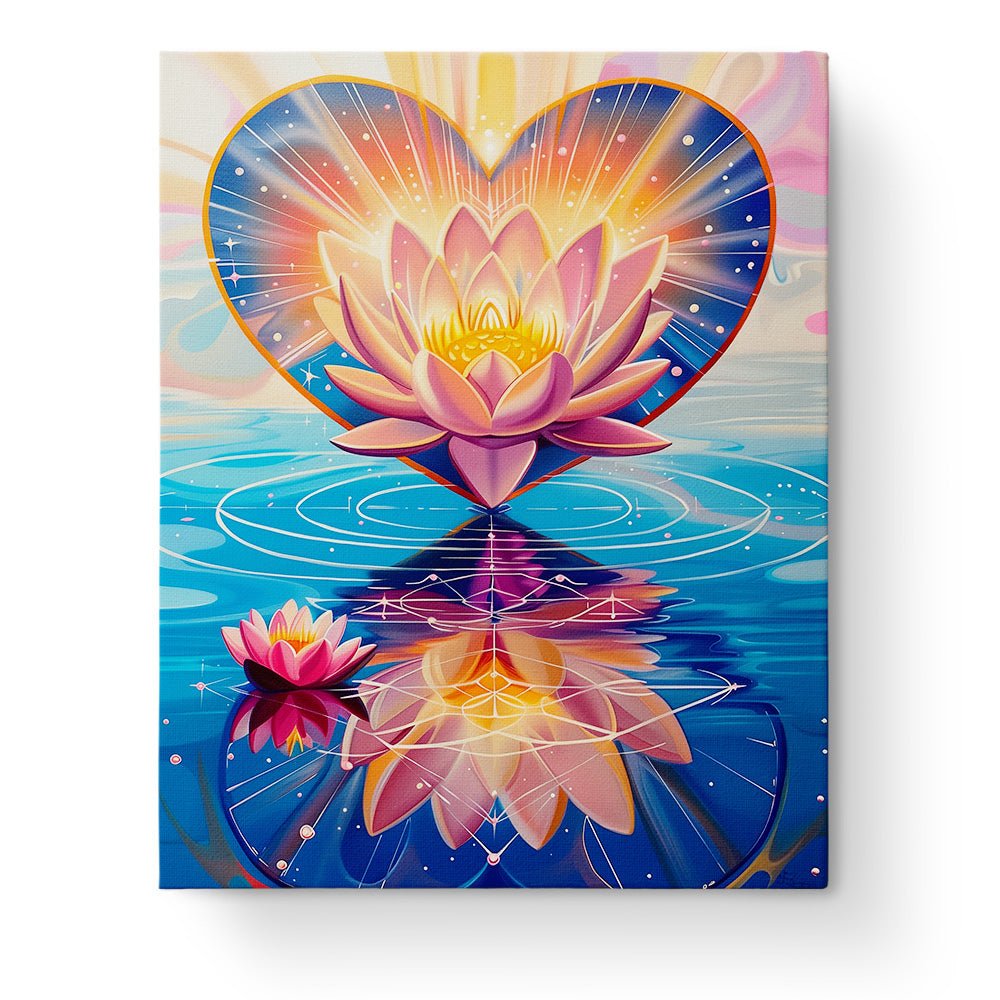 Radiant Lotus Harmony - Meditation - Judy Paint